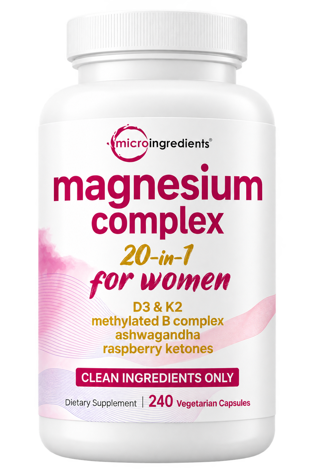 Magnesium Complex 20-in-1 for Women, 60 Vegetarian Capsules