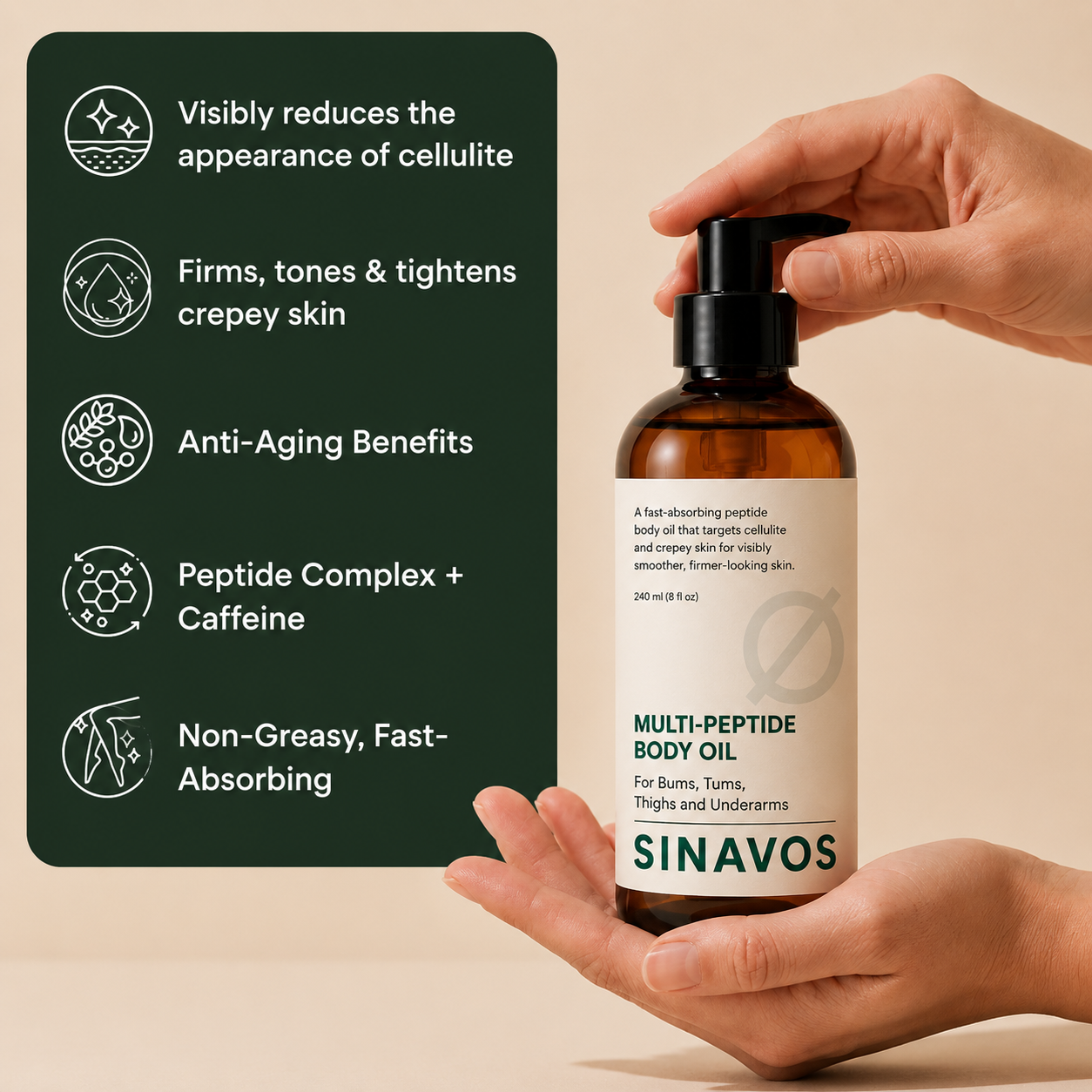 SINAVOS™ Peptide Body Oil