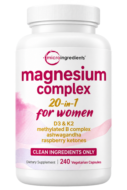 Magnesium Complex 20-in-1 for Women, 60 Vegetarian Capsules