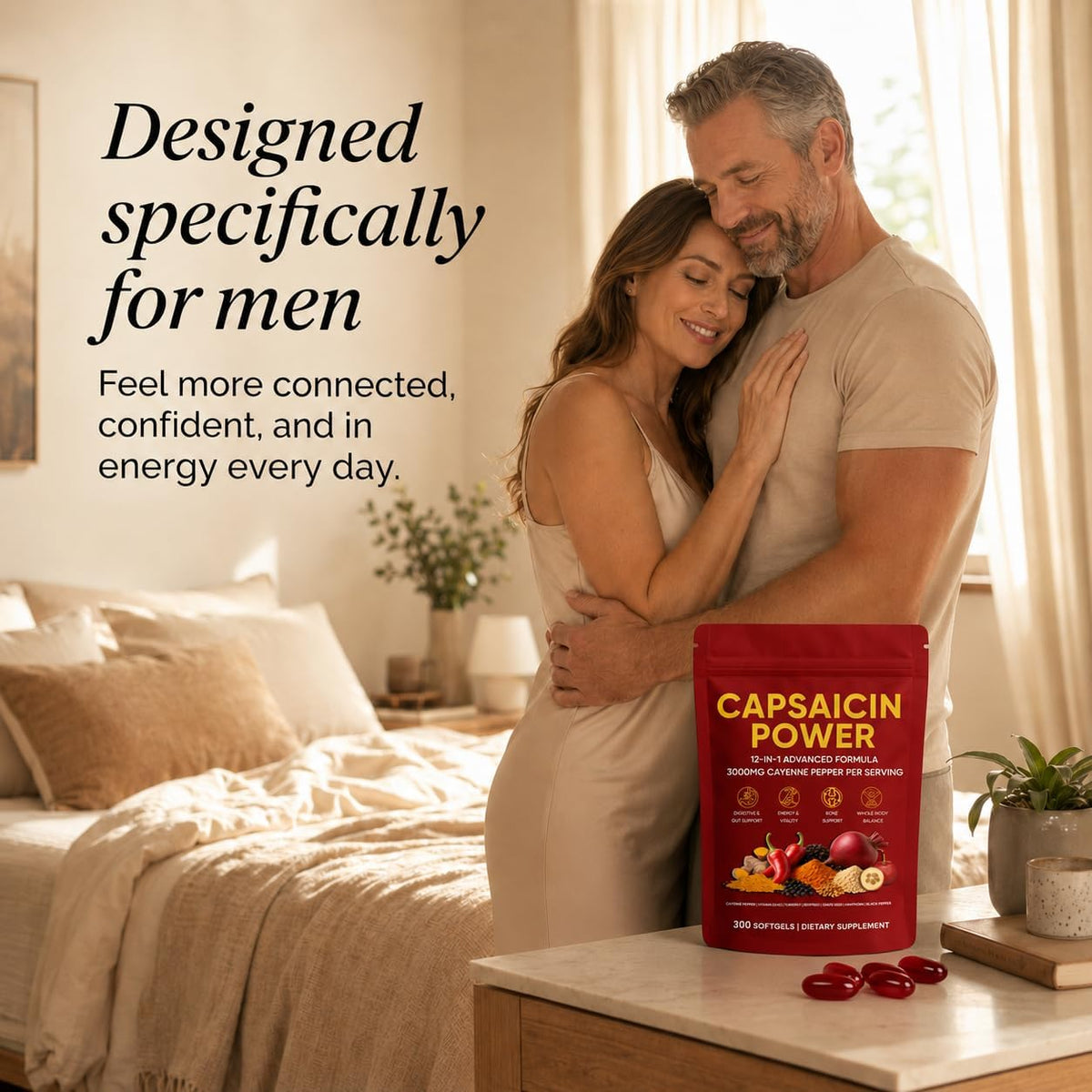 Cayenne Pepper 12-in-1 Intimacy Softgels – 240 Softgels