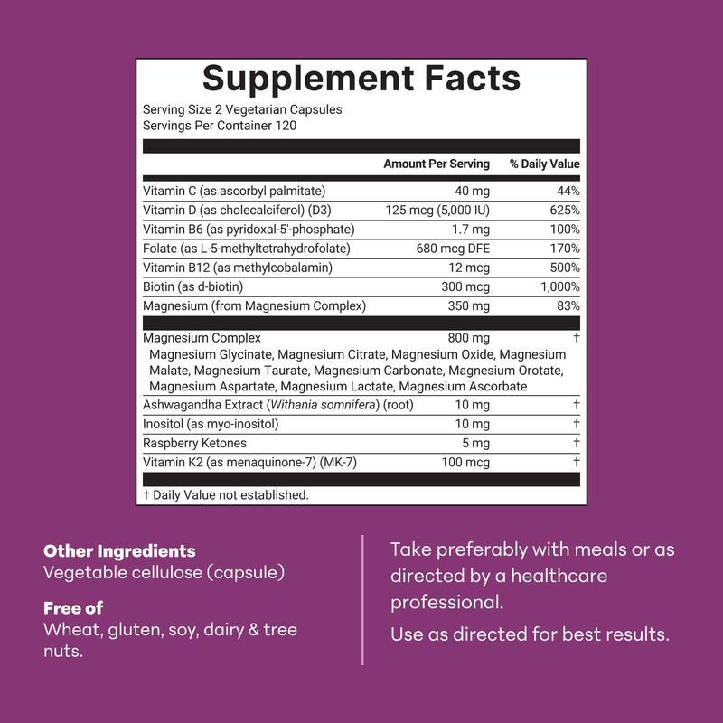 Magnesium Complex 20-in-1 for Women - Daily Wellness Support