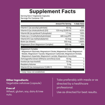 Magnesium Complex 20-in-1 for Women - Daily Wellness Support