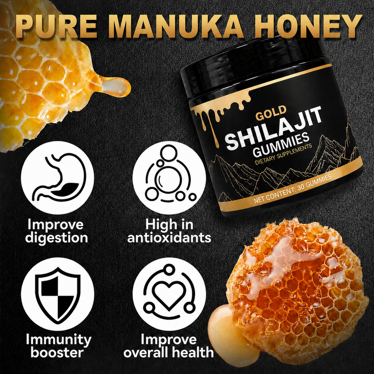 Gold Shilajit Gummies