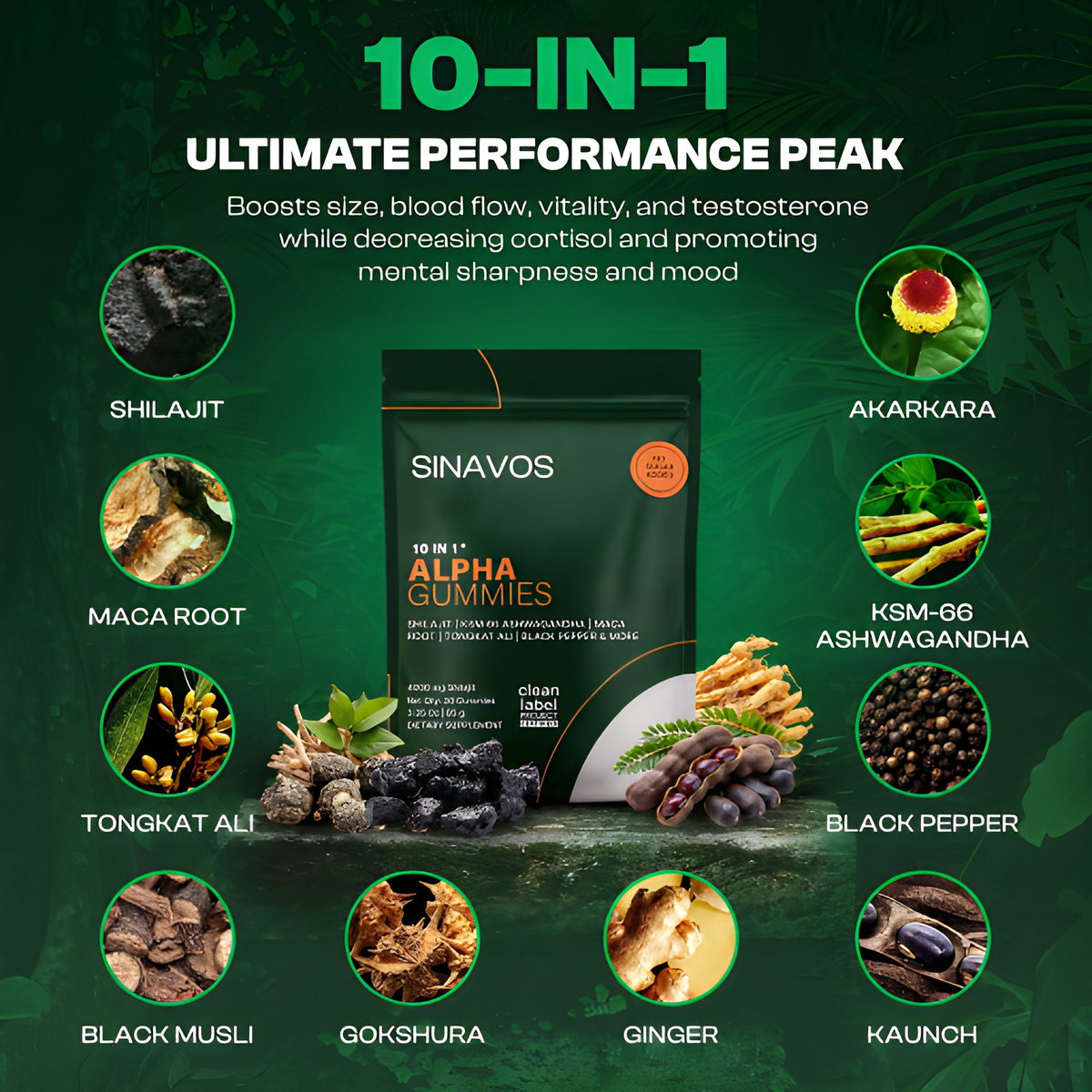Sinavos™ | 10-In-1 Natural T-Support (SALE)