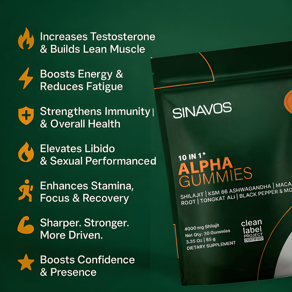 Sinavos™ | 10-In-1 Natural T-Support (SALE)